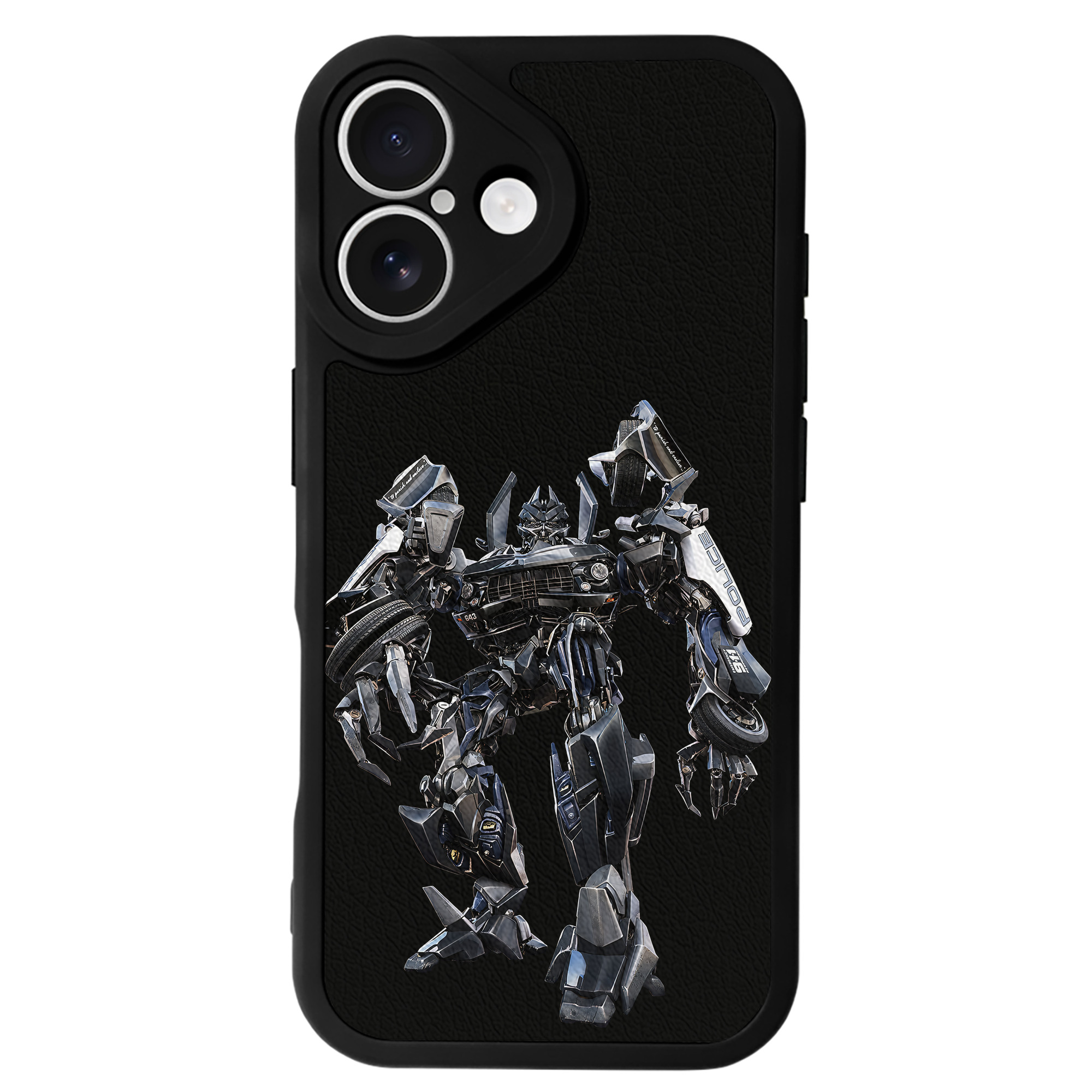 （画像用） Transformers トランスフォーマー 【iPhone 16シリーズ対応】シリコンスマホケース（レザー調） 材質：シリコン